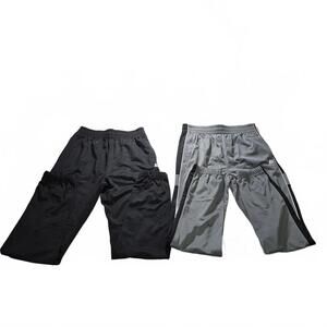 New RBX Live Life Active Youth Athletic Pants, 2-Pack L 14/16 BLK & Gray